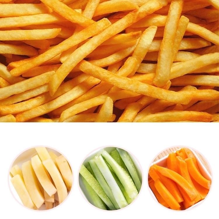 Hr-A657 Snack Maker Potato French Fries Machine Cutter Home Use Kitchen Tools Small Scale French Fries Production Line