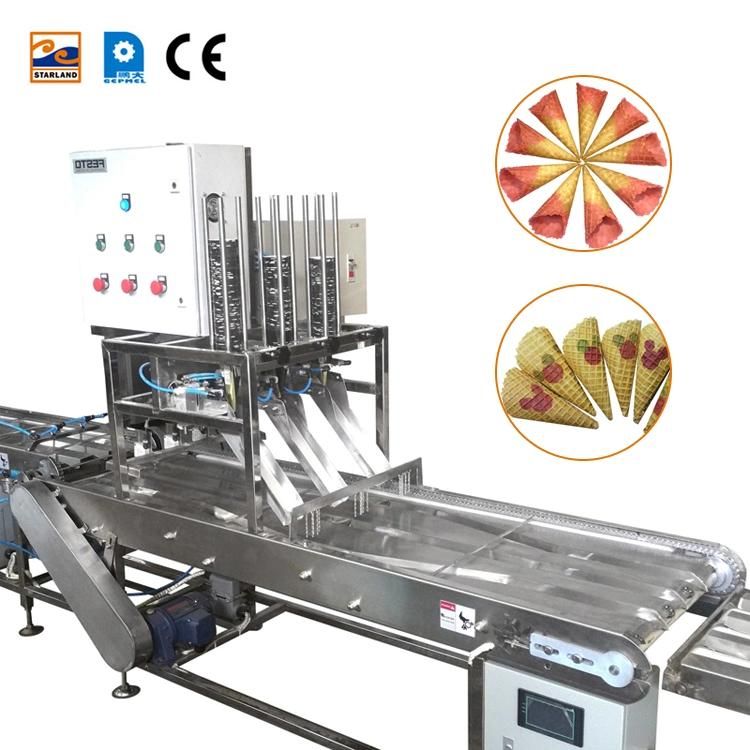 Two-Color Fully Automatic of 61 Baking Plates 7m Long with Installation and Commissioning Rolled Sugar Cone Production Line