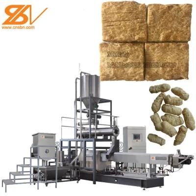 Textured Soya Chunks Nuggets Processing Extruder Machine