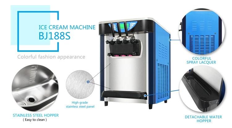 Sunrry Ice Cream Machine Commercial Ice Cream Maker Machine Machine Ice Cream Maker for Sale