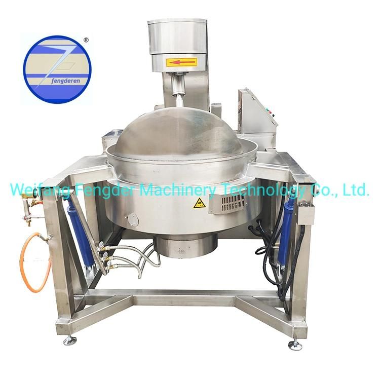 Factory Supply Industrial Commercial Hot Bean Paste Planetary Cooking Mixer Jacketed Kettle Price