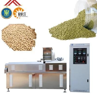 Twin Screw Floating Fish Feed Extruder Processing Line Fish Food Machine