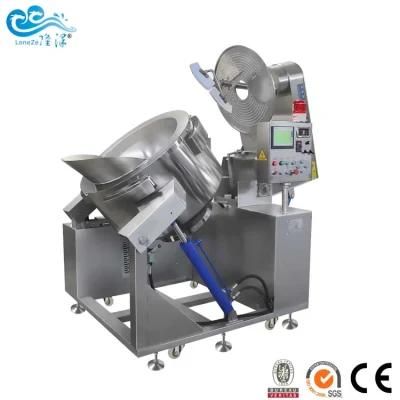Industrial Electric Heated Popcorn Machine with Mixer Approved by Ce SGS
