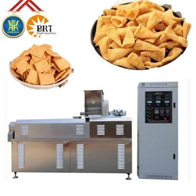 Automatic Frying Snack Food Production Line Corn Fried Snacks Chip Making Machinery