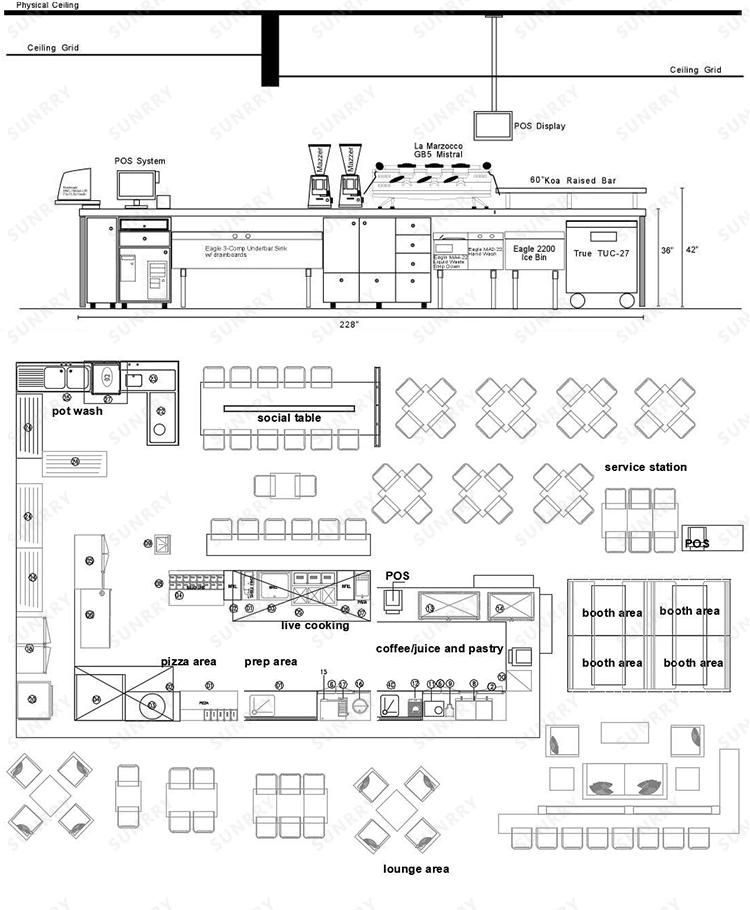 Professional OEM Custom coffee Bar Equipment Coffee Machine Espresso Machinery Coffee Shop Equipment for Coffee