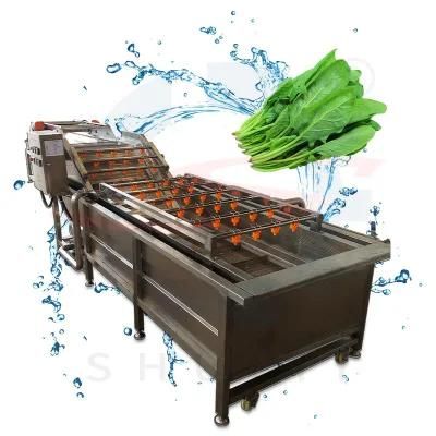 High Pressure Air Bubble Fruit and Vegetable Cleaner Machine