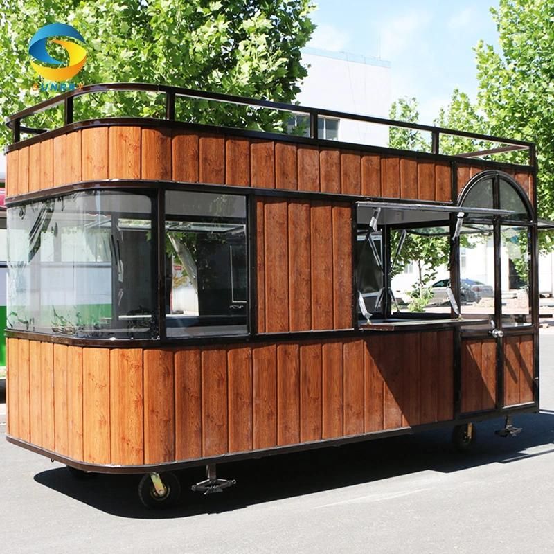 Sunnry Small Used Ice Cream Truck Mobile Food Cart Food Trailer with Full Kitchen Equipments