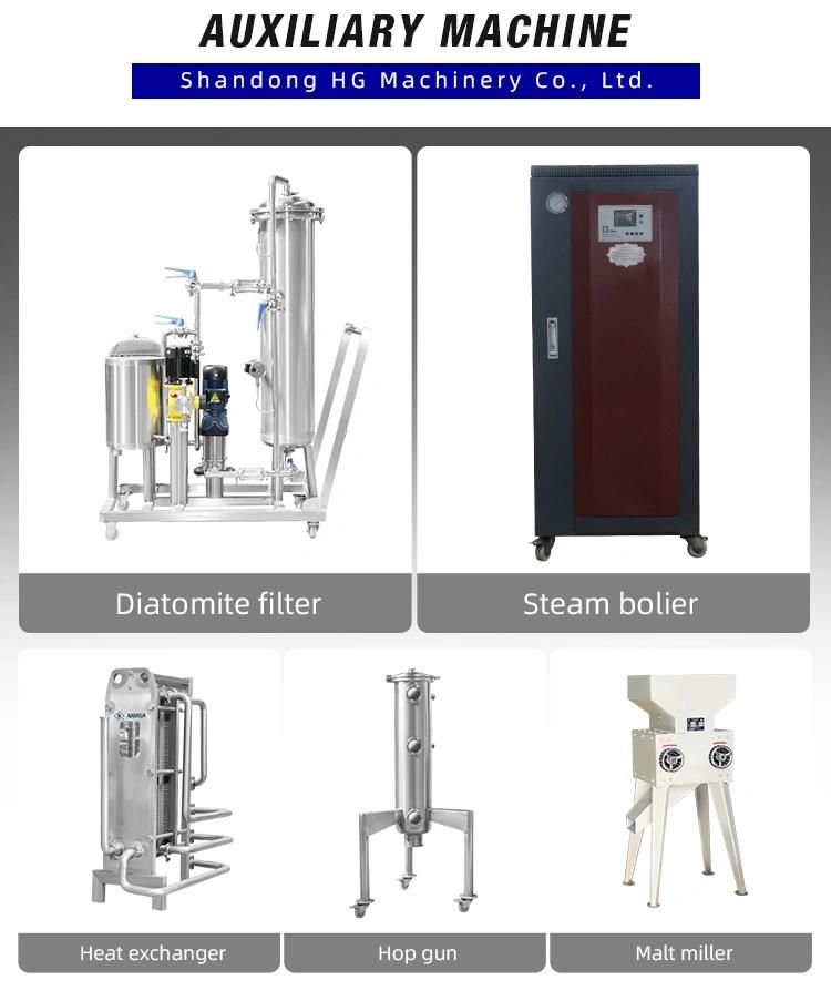 1000L Beer Brewing Equipment Stainless Steel Red Copper Brewery Machine Craft Beer Making System