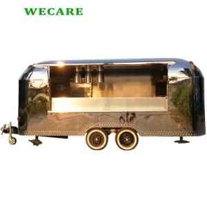 Customized Stainless Steel Food Trailer for Sale