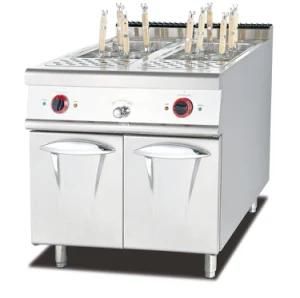 Stainless Steel Electric Pasta Cooker with Cabinet for Commercial Kitchen