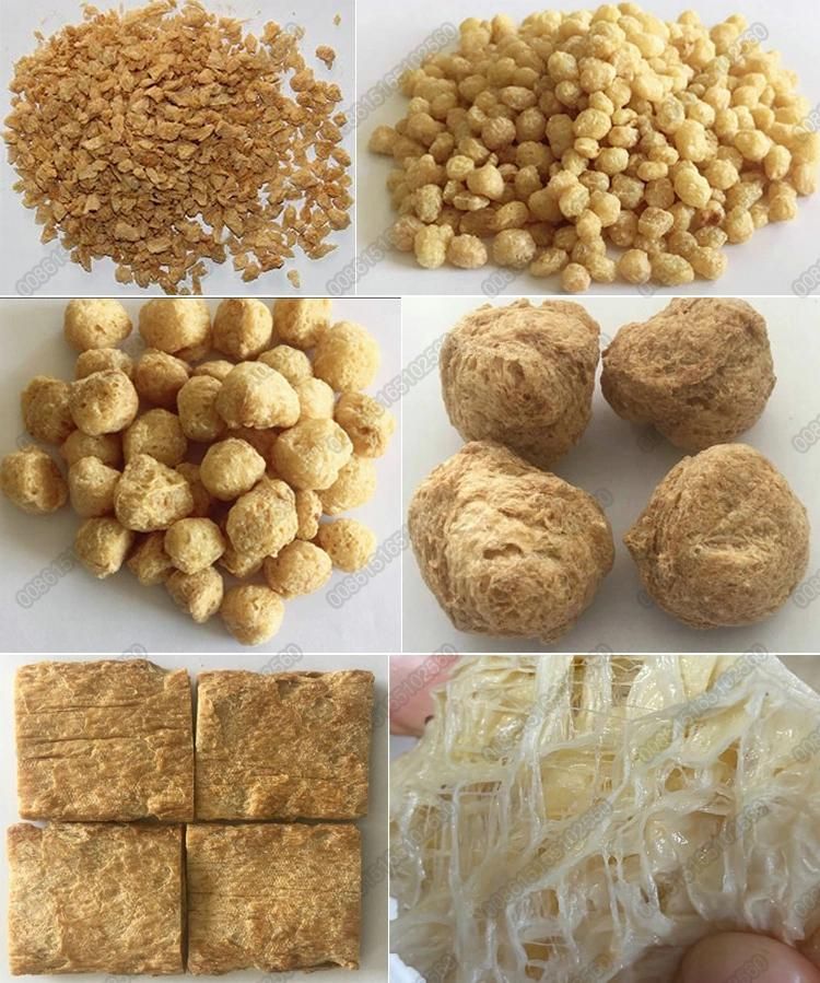 Puffed Textured Soy Protein Tsp Tvp Making Machinery