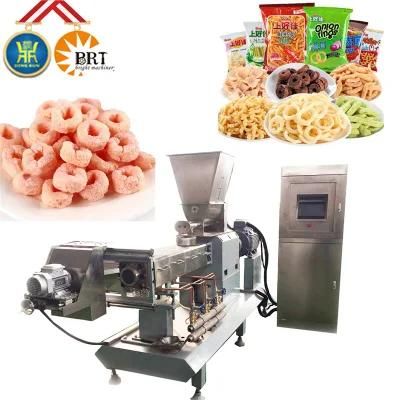 Corn Puff Snack Extruder Machine Cheese Puff Snacks Production Line Corn Ring Snacks ...