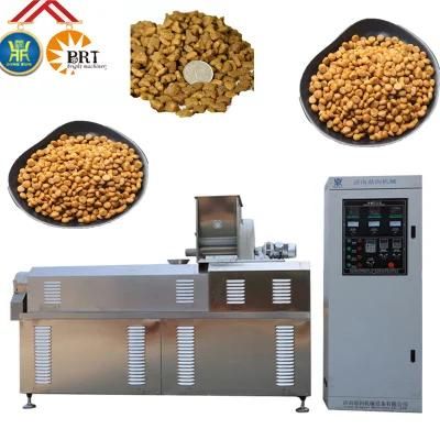 Auto Double Screw Machinery Pet Dog Feed Processing Extruder Equipment