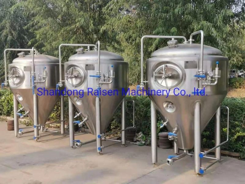 Beer Brewery Equipment, Beer Brewing System, Stainless Steel 300L 500L 1000L 10bbl Beer Fermentation Tanks Conical Fermenter