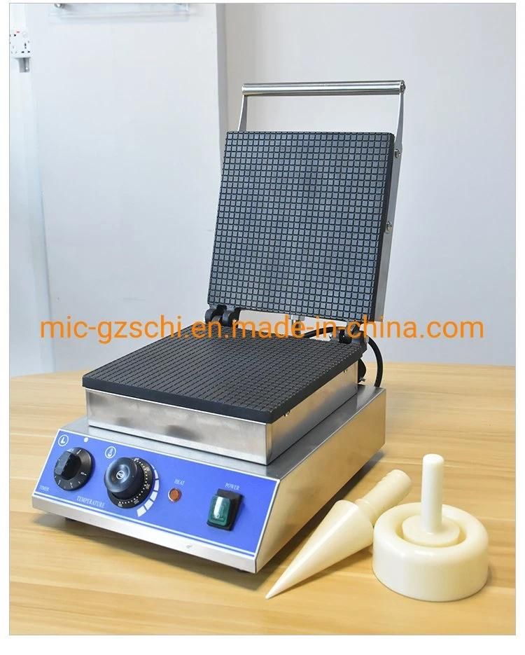 Square Waffle Baker Cone Baker Machine Ice Cream Cone Machine