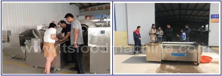 Automatic Vegetable Washing Machine with Pressure Washer for Vegetable Processing