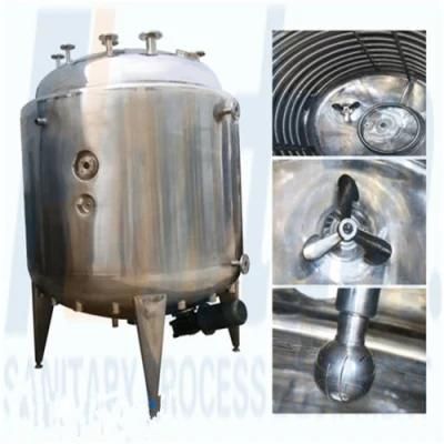 500L 1000L Aseptic Stainless Steel Tea Juice Extraction Tank