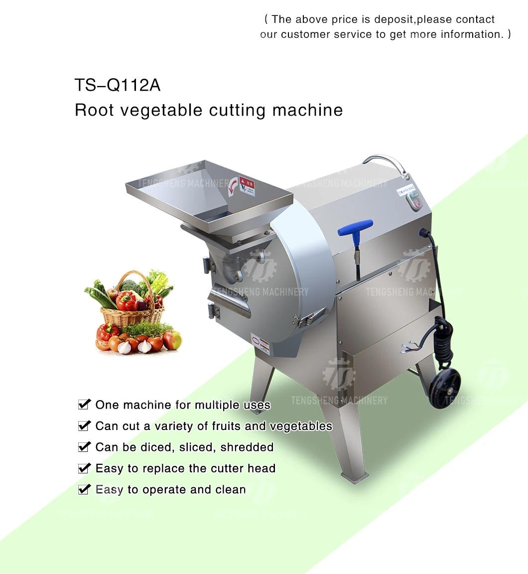 Multifunction Potato Slicing Shredding Dicing Vegetable Cutting Food Processor Production Line Food Processing Machine (TS-Q112A)