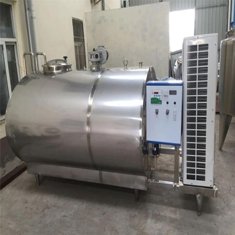 2000L Stainless Steel Milk Cooling Tank with Air Compressor 2021