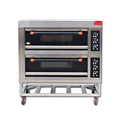 Commercial Kitchen 2 Deck 6 Trays Food Bread Bakery Equipment Electric Gas Pizza Baking ...