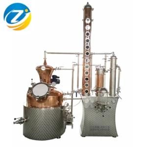 300L Copper Distillation Column Alcohol Vodka Still Russian Distillation for Sale Column ...