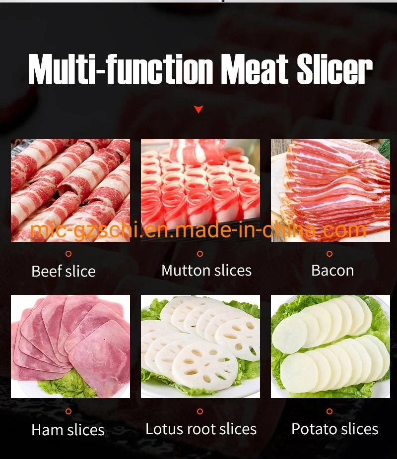 Fully Automatic Meat Slicer Cutting Meat Processing Machinery 13 Inches