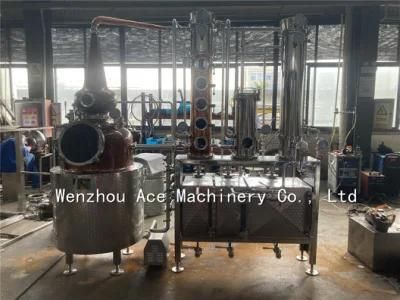 Factory Price 1000L Copper Distillation Equipment Distillery Equipment Distiller ...