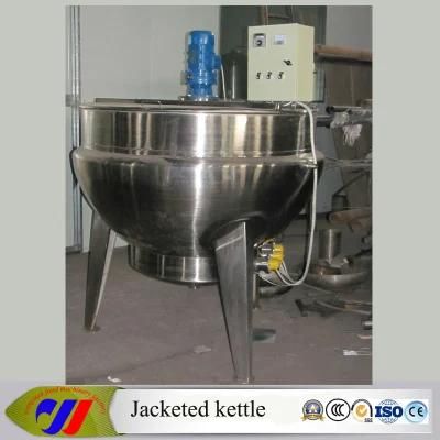 Electric Heating Vertical Jacketed Kettle with Agitator for Jam