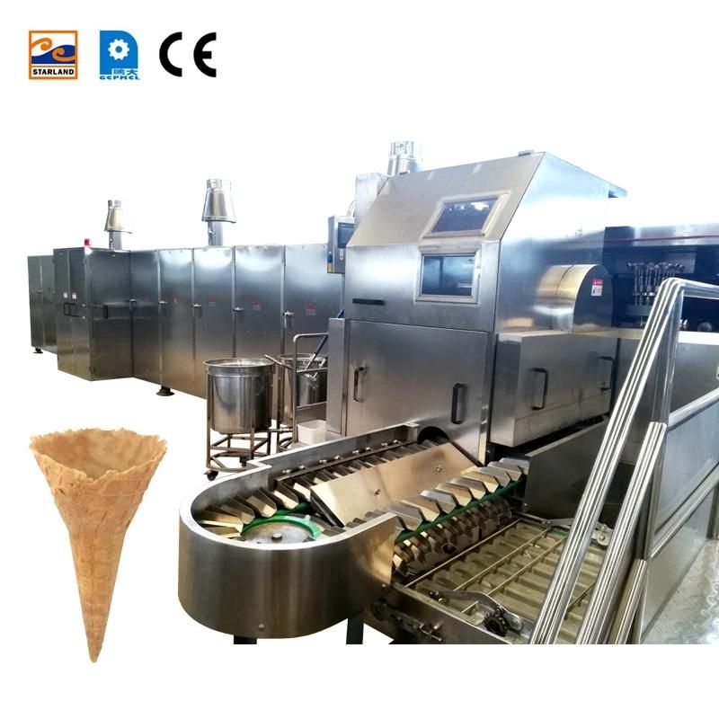 Industrial Rolled Sugar Cone Baking Rolling Machine