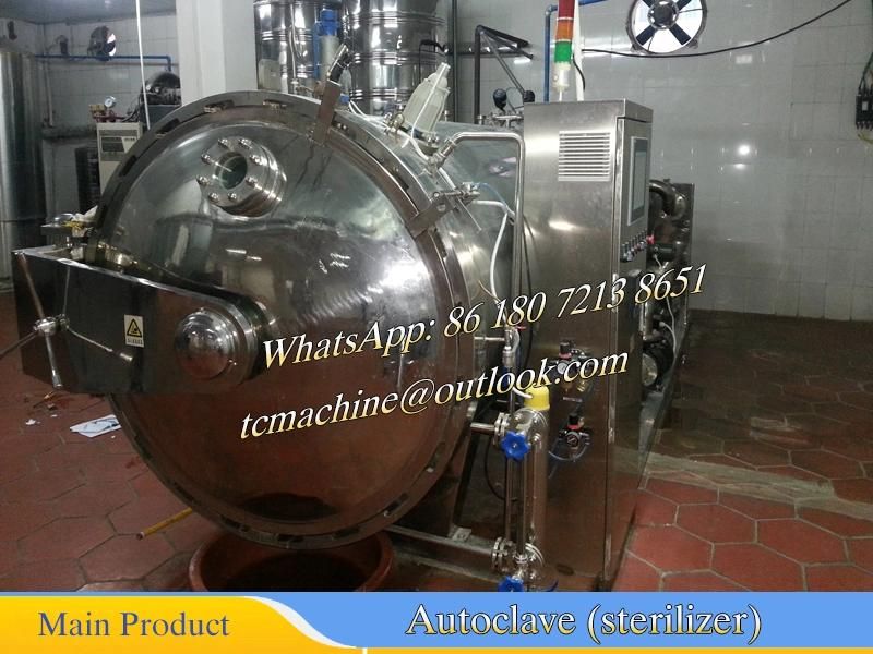 4 Basket Water Circulation Water Bath High Pressure Autoclave Sterilizer