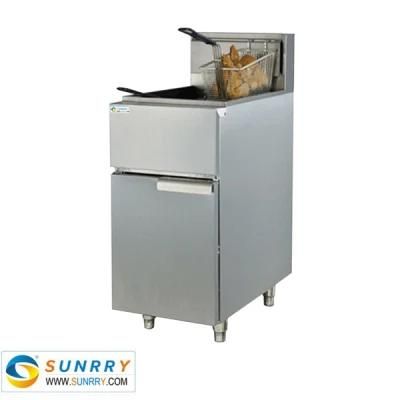 Single Tank Two Baskets Fried Chicken Deep Fryer