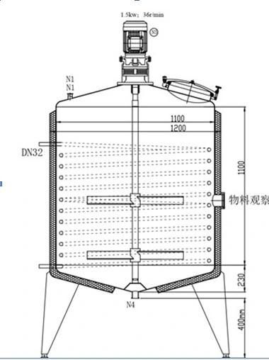 Beverage Fermentation Yoghurt Fermentation Milk Fermentaion Tank