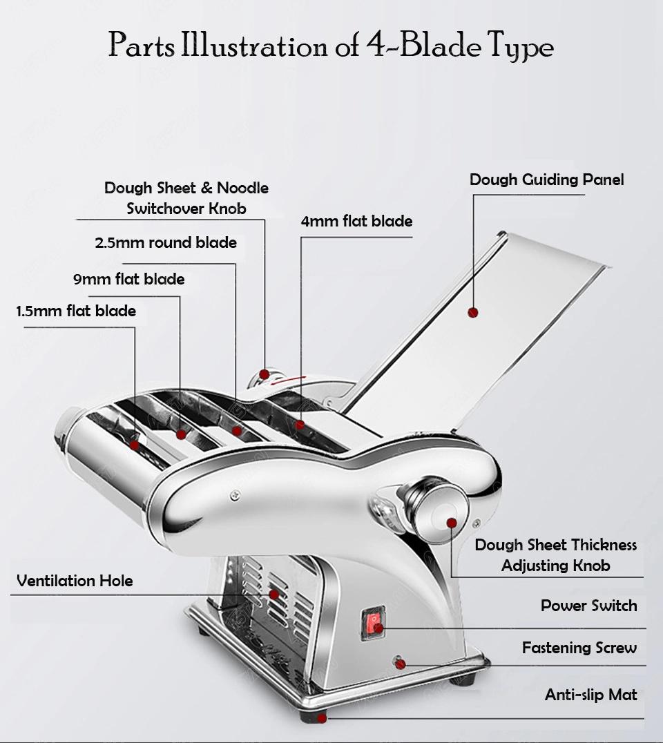 FKM140-3 Hot Sales Cooking Pasta Maker Household Industrial Commercial Home Manual Noodle Makers