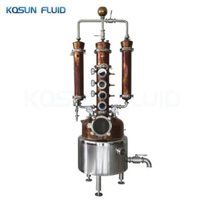 Vodka/Whisky/Brandy 100L Home Reflux Distiller Short Path Ethanol Distillation Equipment