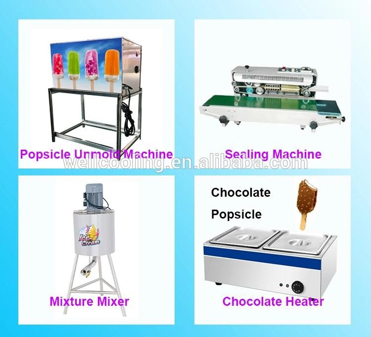 2 Molds Stainless Steel Ice Cream Pop Machine Popsicle Machine