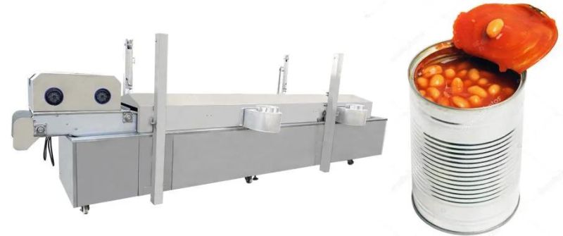 Pea and Kidney Beans Can Blanching Cooking Processing Machine