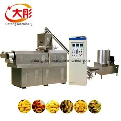 Inflating Extrusion Snacks Food Corn Puff Processing Line