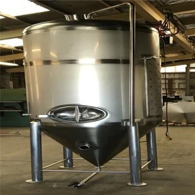 Stainless Steel Jacketed Heating Beer Whisky Red Wine Fermentation Tanks