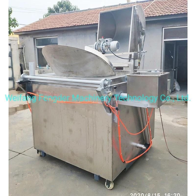 Peanut Automatic Fired Batch Fryer Machine for Snack Pellet