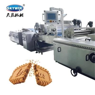 Skywin New Design Fully Automatic 2000kg/H Biscuit Making Machine Production Line