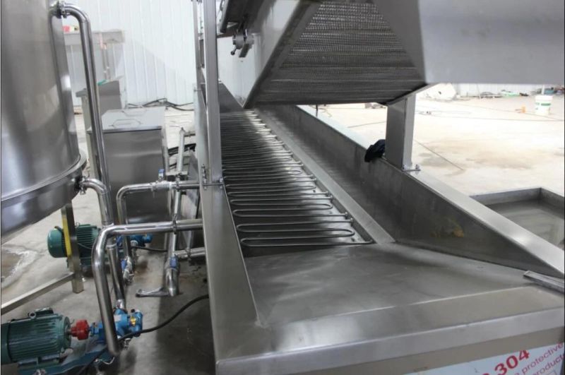 Full Automatic Continous Belt Frying Machine