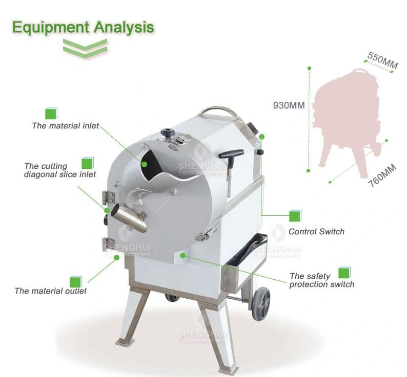 Multifunctional Root Vegetable Cutting Machine Fruit Shred Slice Dice Machine Fruit Cutter