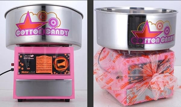 Stainless steel electrical cotton candy machine