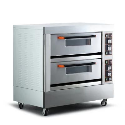 Bakery Machine 2 Deck 4 Trays Electric Pizza Oven