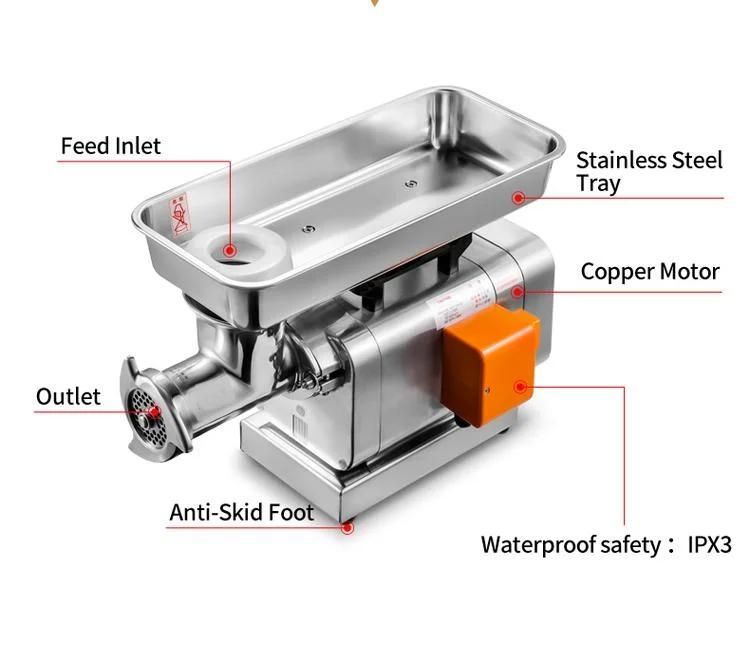 Fully Automatic Heavy Duty 1500W Meat Mince Meat Grinder