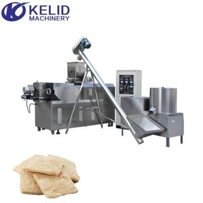 Soya Chunks Nuggets Mince Sheet Fiber Protein Extruder Making Machine