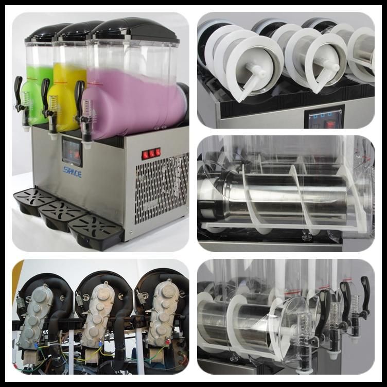 New Style 3 Bowls Frozen Juice Dispenser Cheapest Frozen Slush Machine