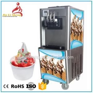 Stainless Hot Yogurt Soft Ice Cream Machine for Ice Cream Kiosk