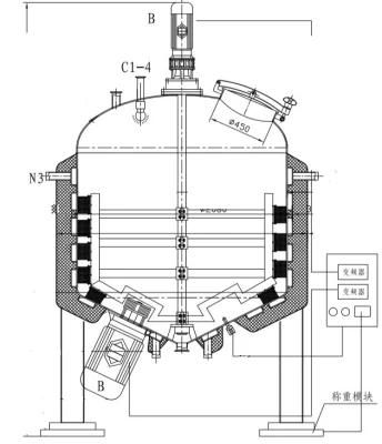 Sanitary Stainless Steel Mixing Vat for Chemical Pharmaceutical