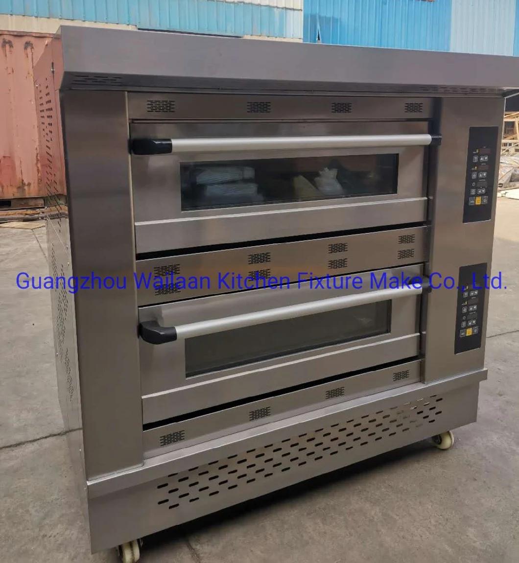 Luxury 3 Deck 9 Pans Electric Oven for Bakery Shop